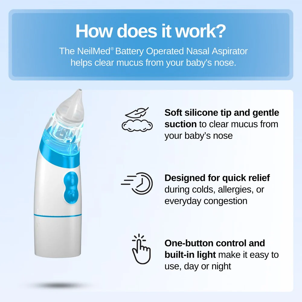 NeilMed Battery Operated Nasal Aspirator - Image 7