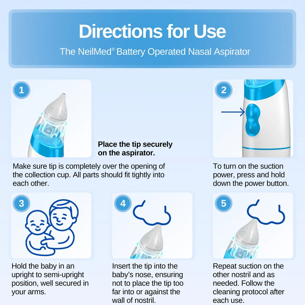 NeilMed Battery Operated Nasal Aspirator - Image 9