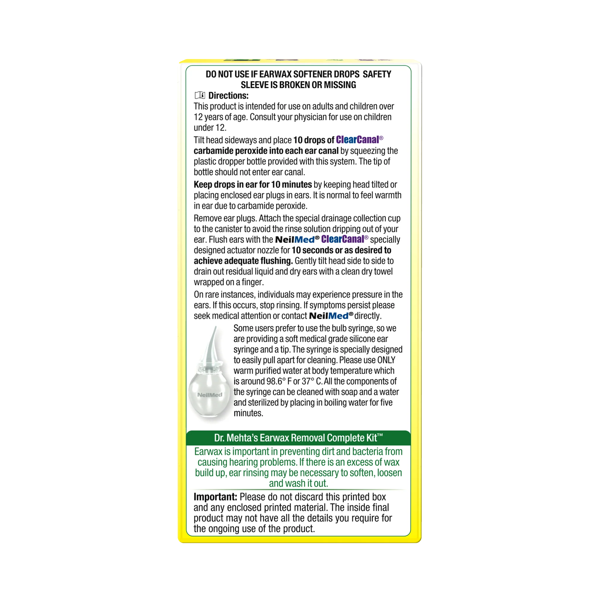 NeilMed Clearcanal  (Pack of 2) - Image 3