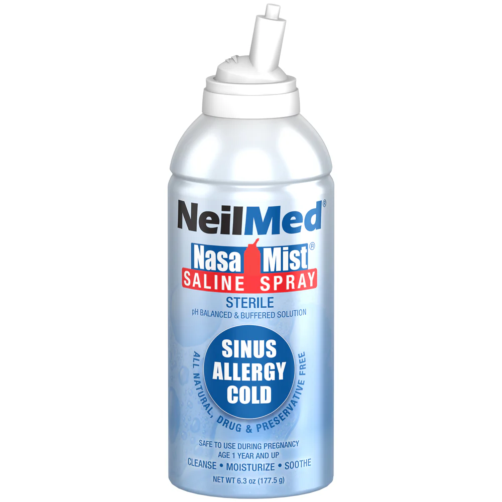 NasaMist Isotonic Saline Spray. Soothe, Moisturize and Cleanse using specially designed tip. 177mL Pack of 3 - Image 3