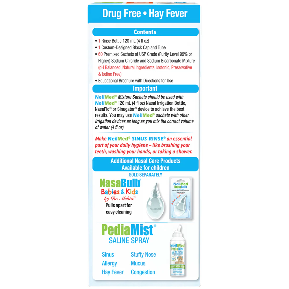 NeilMed Sinus Rinse Pediatric Kit with 60 Packets - Image 4