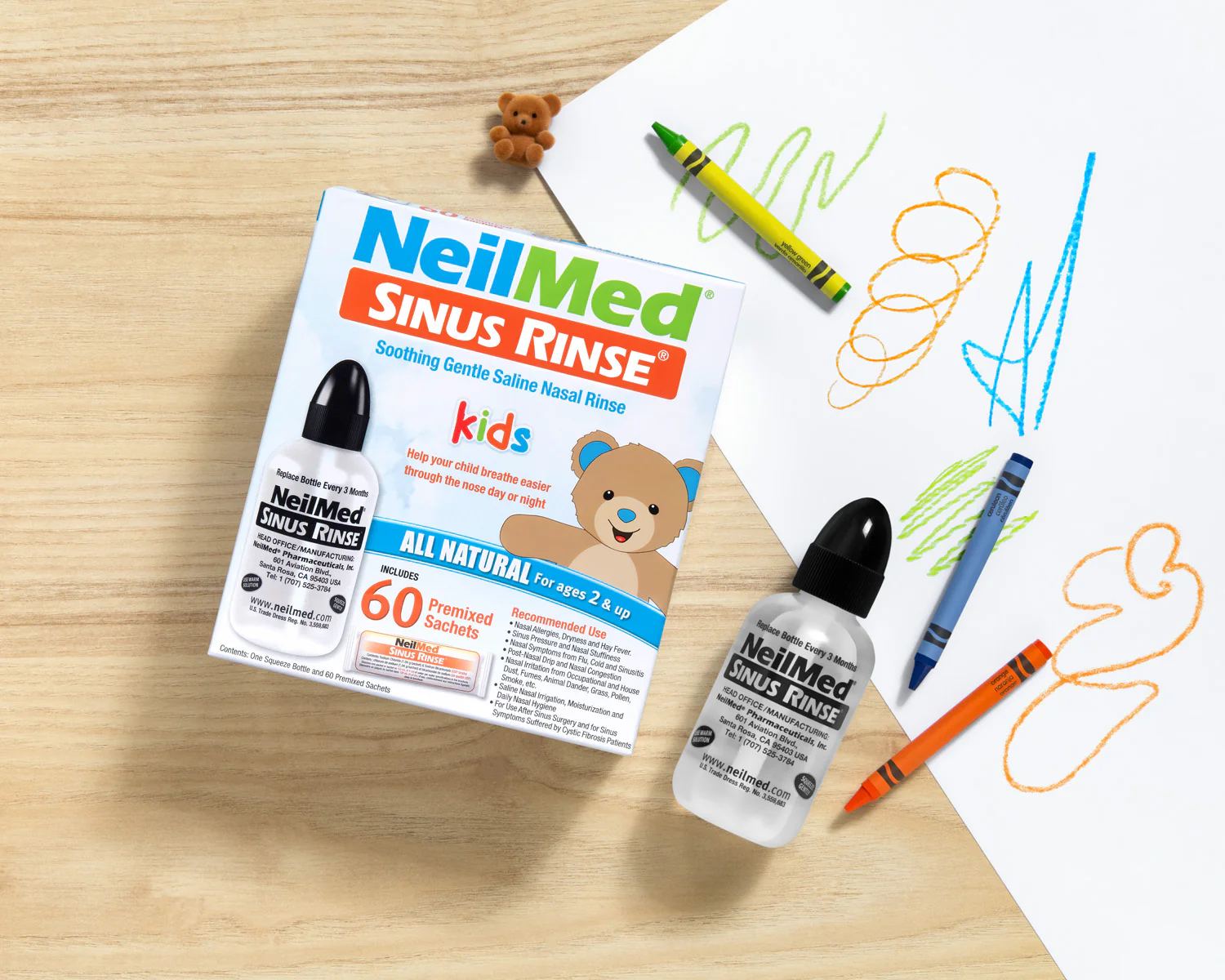 NeilMed Sinus Rinse Pediatric Kit with 60 Packets - Image 7