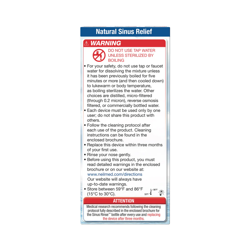 NeilMed Sinus Rinse Starter Kit with 5 Packets - Image 3