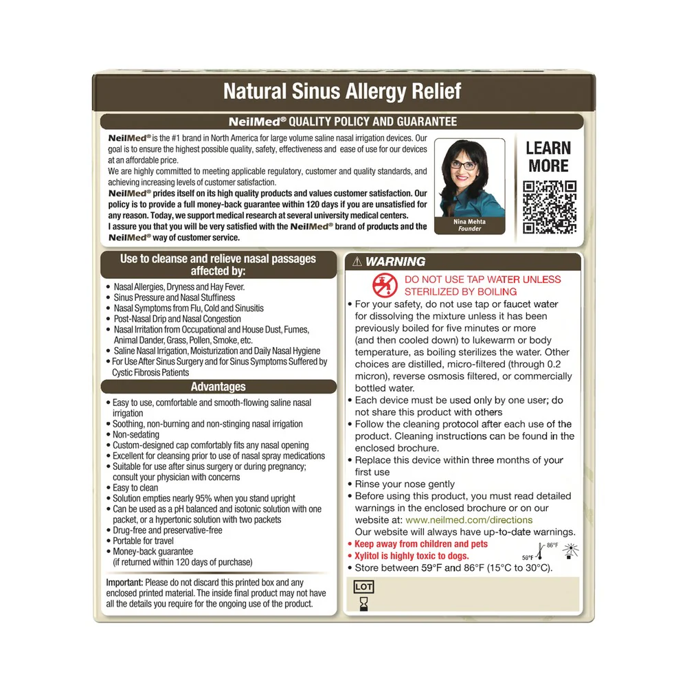 NeilMed Sinus Rinse Kit with Xylitol - Image 3