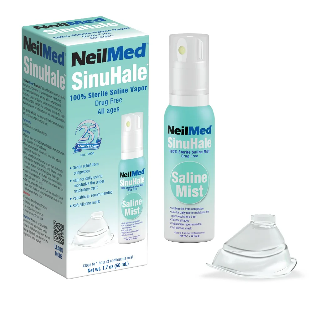 SinuHale Vapor Sterile Saline Mist Inhaler – 50 mL - Image 3