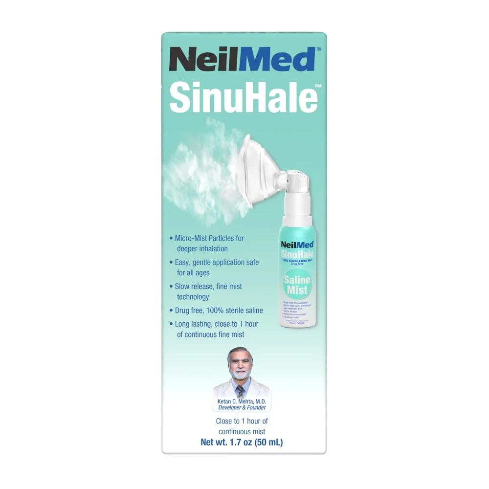 SinuHale Vapor Sterile Saline Mist Inhaler – 50 mL - Image 5