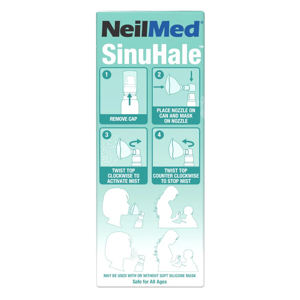 SinuHale Vapor Sterile Saline Mist Inhaler – 50 mL - Image 6