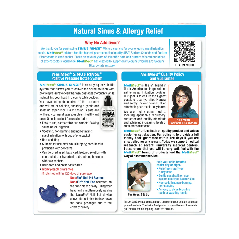 Sinus Rinse Pediatric 120 Packets - Image 3
