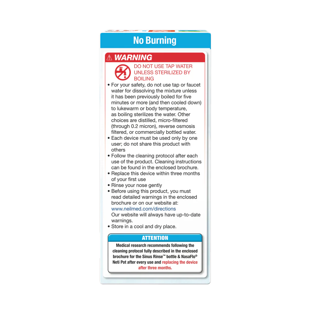 Sinus Rinse Pediatric 120 Packets - Image 4