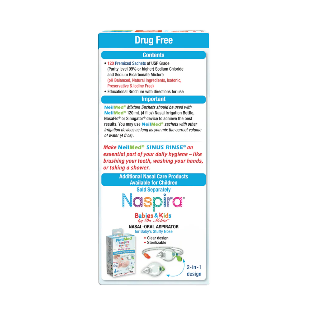 Sinus Rinse Pediatric 120 Packets - Image 5